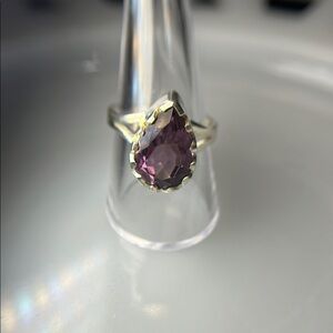 Ametrine gemstone sterling silver ring
